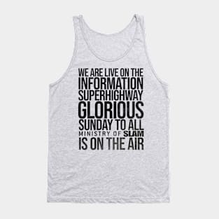 M.O.S Mantra ..... Ministry Of Slam is On The Air Tank Top